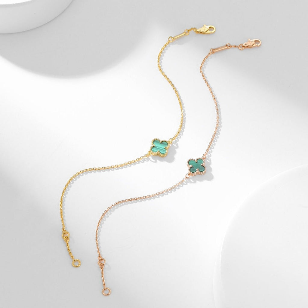 ¡®Twinkle jewelry¡¯CLOVER BRACELET MALACHITE 1 MOTIF