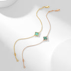 ¡®Twinkle jewelry¡¯CLOVER BRACELET MALACHITE 1 MOTIF