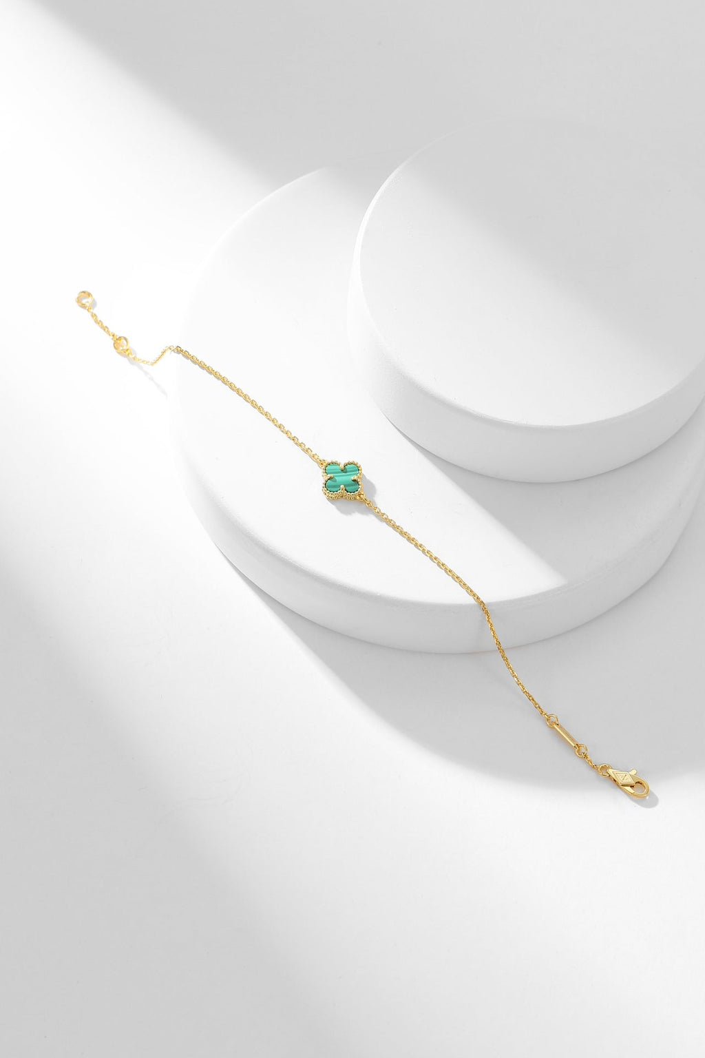 ¡®Twinkle jewelry¡¯CLOVER BRACELET MALACHITE 1 MOTIF
