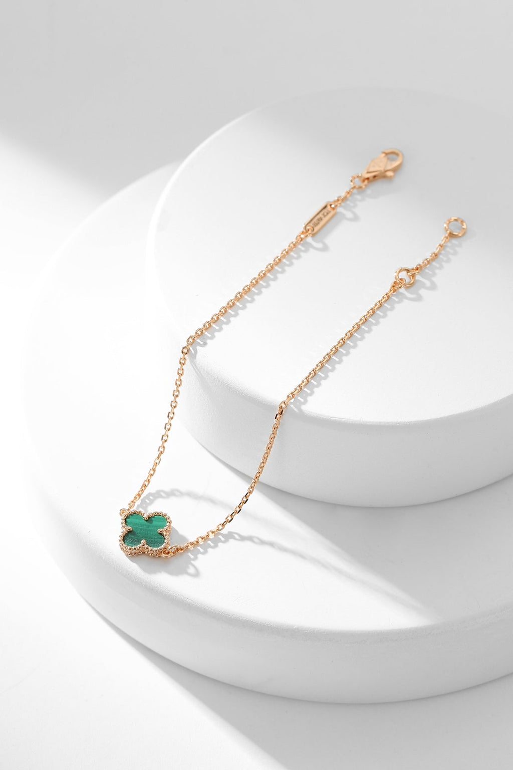 ¡®Twinkle jewelry¡¯CLOVER BRACELET MALACHITE 1 MOTIF