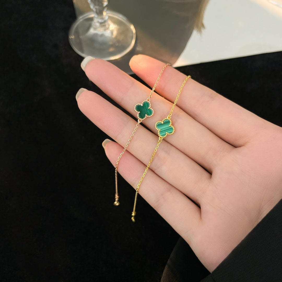 ¡®Twinkle jewelry¡¯CLOVER BRACELET MALACHITE 1 MOTIF
