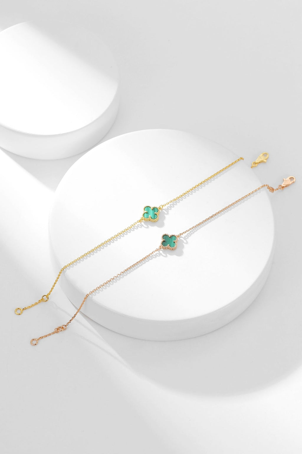 ¡®Twinkle jewelry¡¯CLOVER BRACELET MALACHITE 1 MOTIF