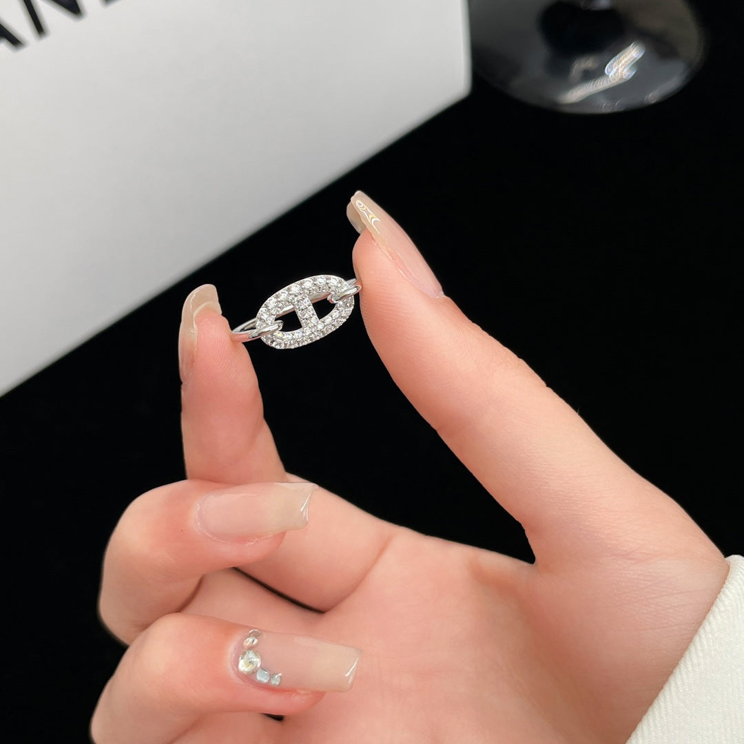 ¡®Twinkle jewelry¡¯RONDE SMALL SILVER DIAMOND RING