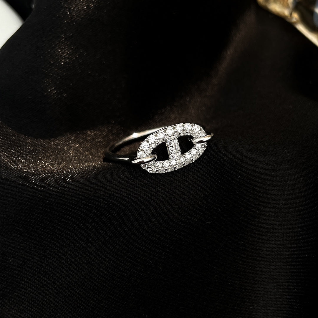 ¡®Twinkle jewelry¡¯RONDE SMALL SILVER DIAMOND RING