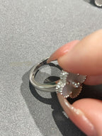 ¡®Twinkle jewelry¡¯CLOVER SILVER MOP DIAMOND RING
