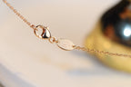 ¡®Twinkle jewelry¡¯JEUX MALACHITE 1 DIAMOND PINK GOLD NECKLACE