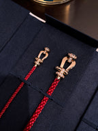 ¡®Twinkle jewelry¡¯FORCE 10 HALF DIAMOND PINK GOLD RED CORDERI LARGE AND MEDIUM MODEL