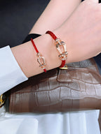 ¡®Twinkle jewelry¡¯FORCE 10 HALF DIAMOND PINK GOLD RED CORDERI LARGE AND MEDIUM MODEL