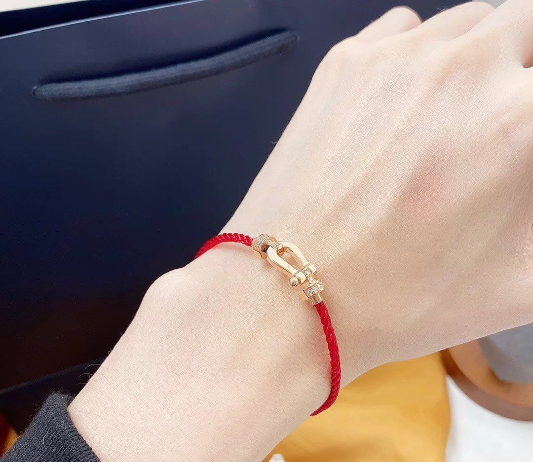 ¡®Twinkle jewelry¡¯FORCE 10 HALF DIAMOND PINK GOLD RED CORDERI LARGE AND MEDIUM MODEL