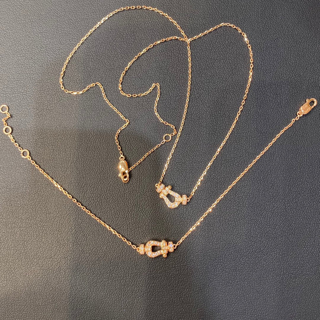 ¡®Twinkle jewelry¡¯FORCE 10 DIAMOND PINK GOLD NECKLACE MINI MODEL