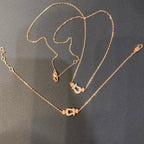 ¡®Twinkle jewelry¡¯FORCE 10 DIAMOND PINK GOLD NECKLACE MINI MODEL
