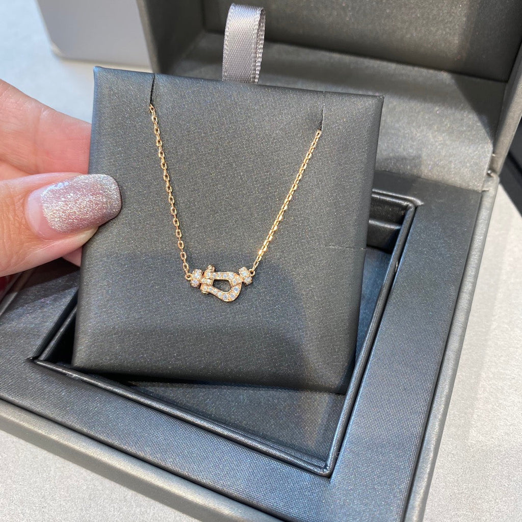 ¡®Twinkle jewelry¡¯FORCE 10 DIAMOND PINK GOLD NECKLACE MINI MODEL