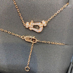 ¡®Twinkle jewelry¡¯FORCE 10 DIAMOND PINK GOLD NECKLACE MINI MODEL