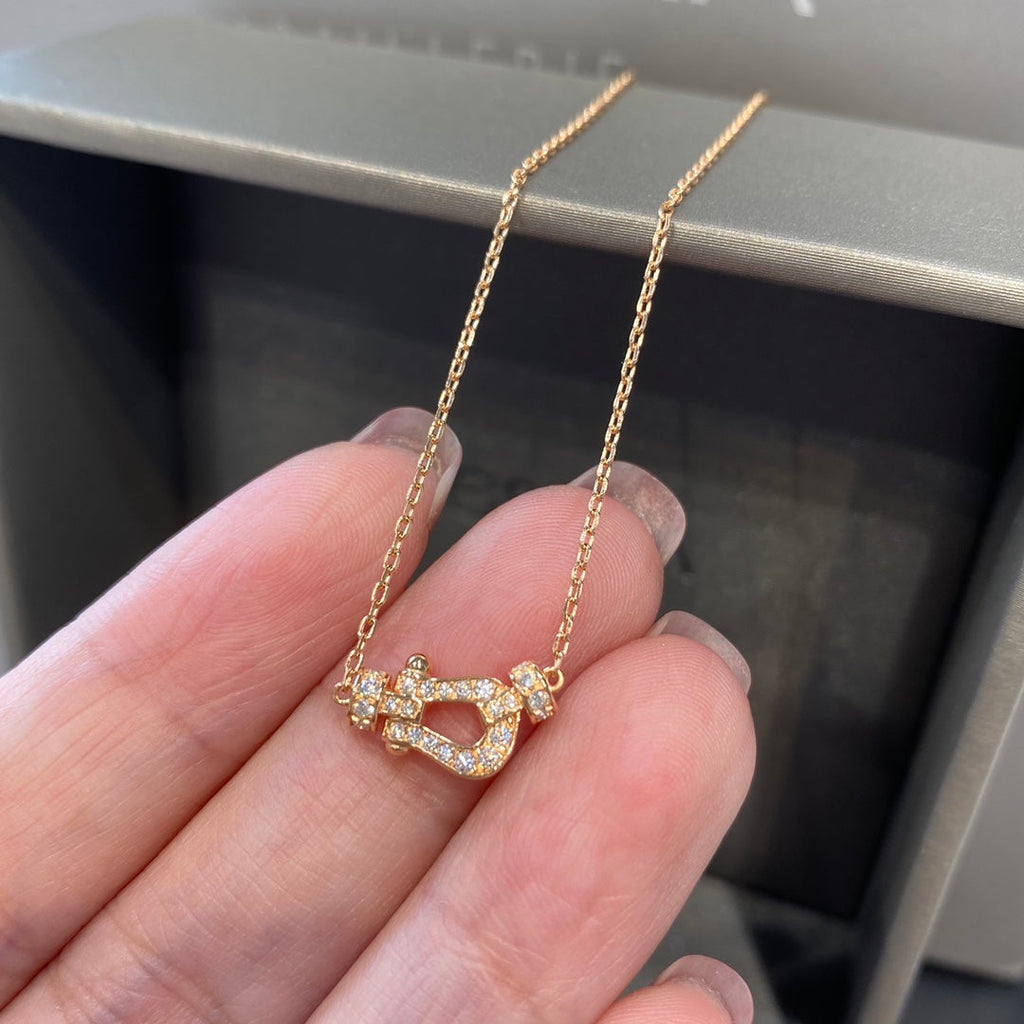 ¡®Twinkle jewelry¡¯FORCE 10 DIAMOND PINK GOLD NECKLACE MINI MODEL