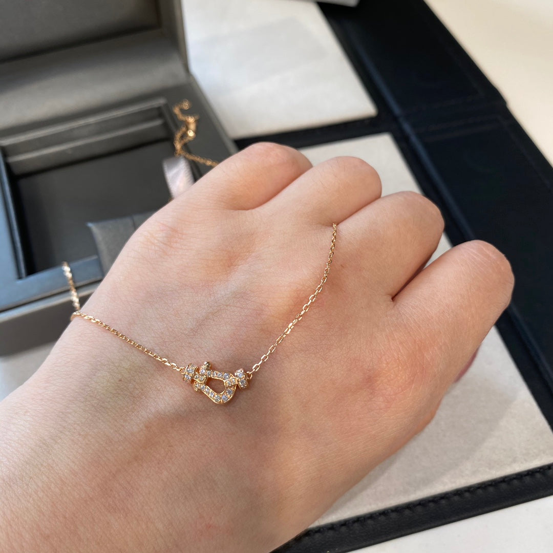 ¡®Twinkle jewelry¡¯FORCE 10 DIAMOND PINK GOLD NECKLACE MINI MODEL
