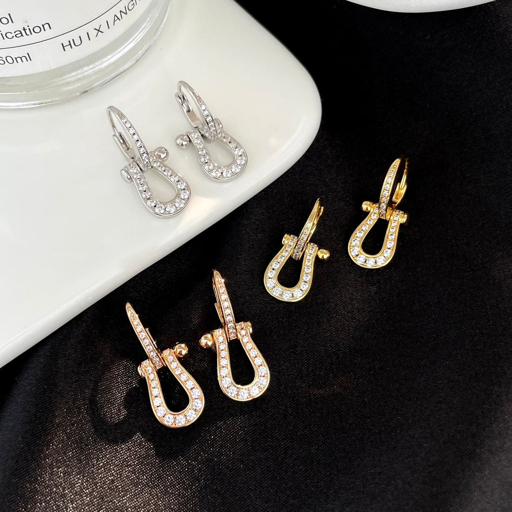 ¡®Twinkle jewelry¡¯FORCE 10 FULL DIAMOND DROP EARRINGS MEDIUM MODEL