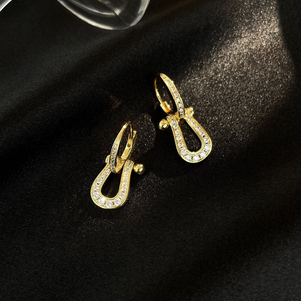 ¡®Twinkle jewelry¡¯FORCE 10 FULL DIAMOND DROP EARRINGS MEDIUM MODEL