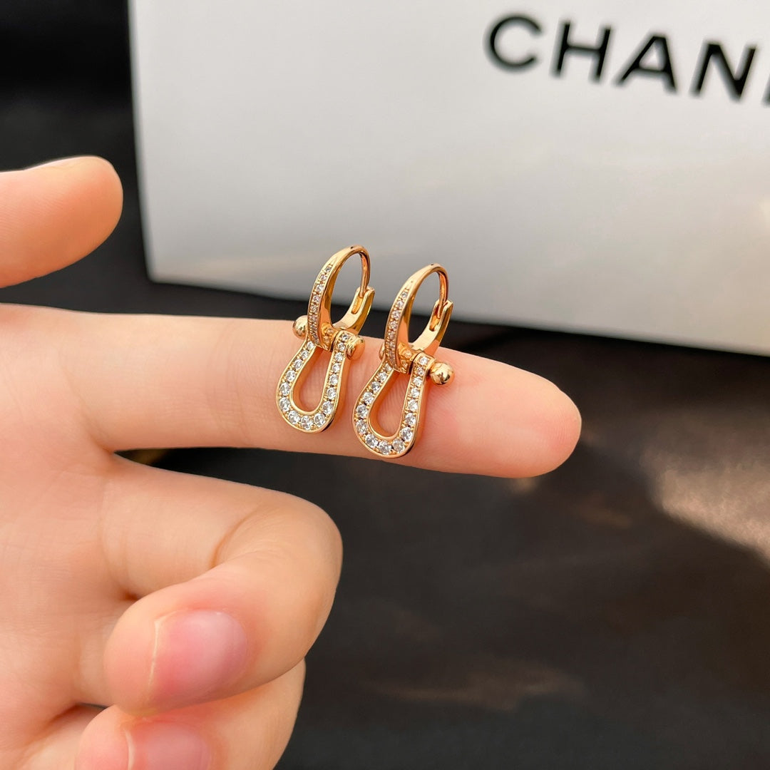 ¡®Twinkle jewelry¡¯FORCE 10 FULL DIAMOND DROP EARRINGS MEDIUM MODEL