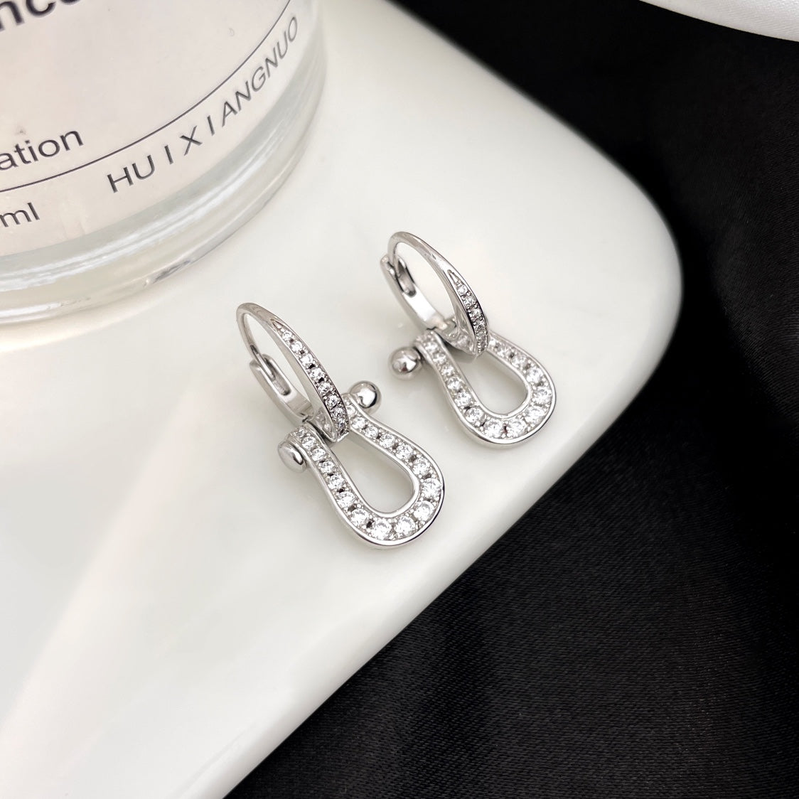 ¡®Twinkle jewelry¡¯FORCE 10 FULL DIAMOND DROP EARRINGS MEDIUM MODEL