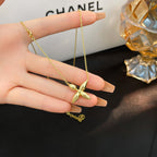 ¡®Twinkle jewelry¡¯LOUISETTE GOLD NECKLACE