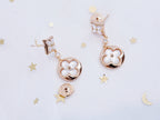 ¡®Twinkle jewelry¡¯STAR AND SUN PINK GOLD MOP DROP EARRINGS