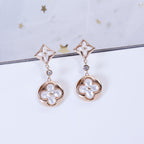 ¡®Twinkle jewelry¡¯STAR AND SUN PINK GOLD MOP DROP EARRINGS