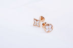 ¡®Twinkle jewelry¡¯STAR AND SUN PINK GOLD MOP STUD EARRINGS