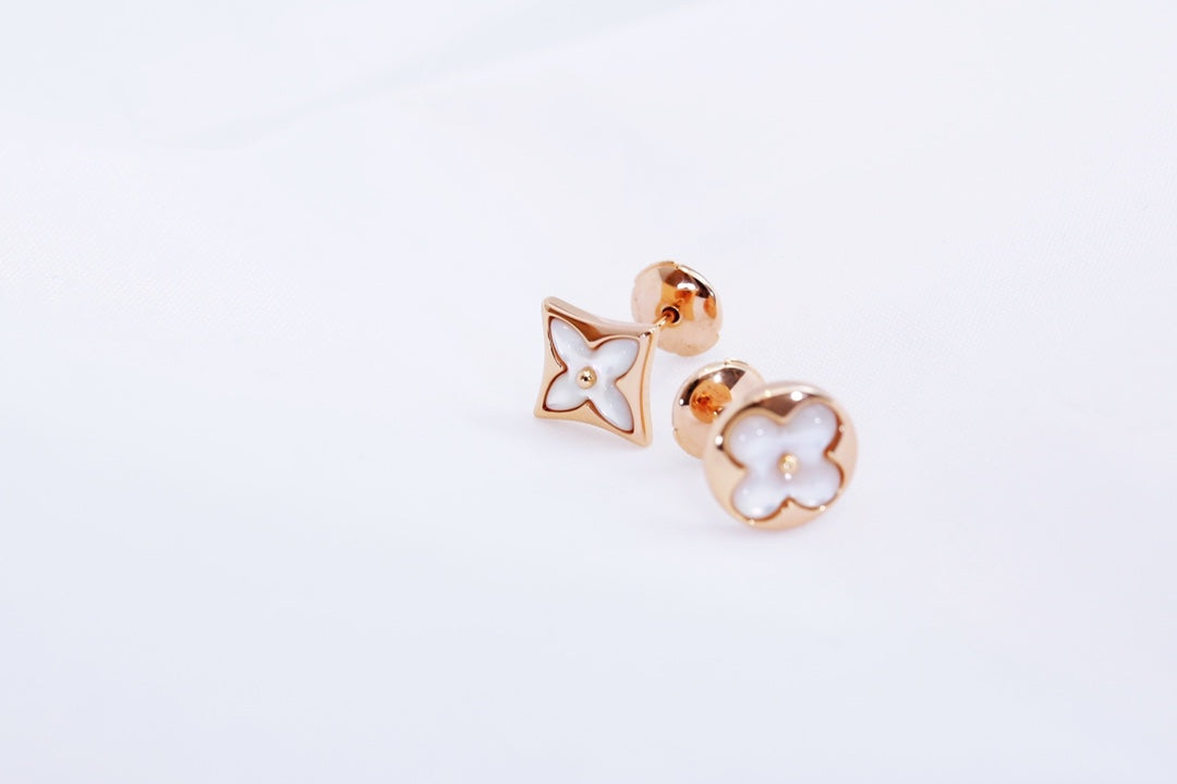 ¡®Twinkle jewelry¡¯STAR AND SUN PINK GOLD MOP STUD EARRINGS