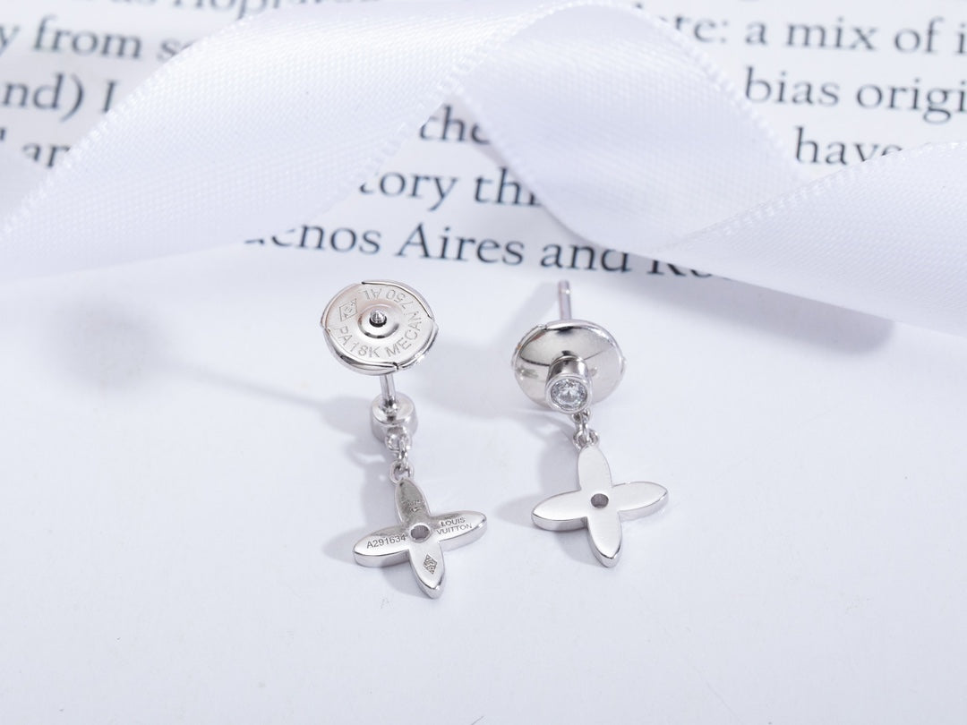 ¡®Twinkle jewelry¡¯VIDYLLE SILVER DIAMOND MINI DROP EARRINGS