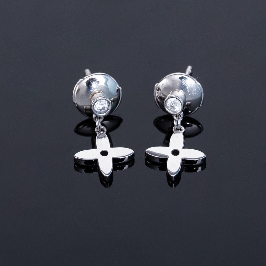 ¡®Twinkle jewelry¡¯VIDYLLE SILVER DIAMOND MINI DROP EARRINGS