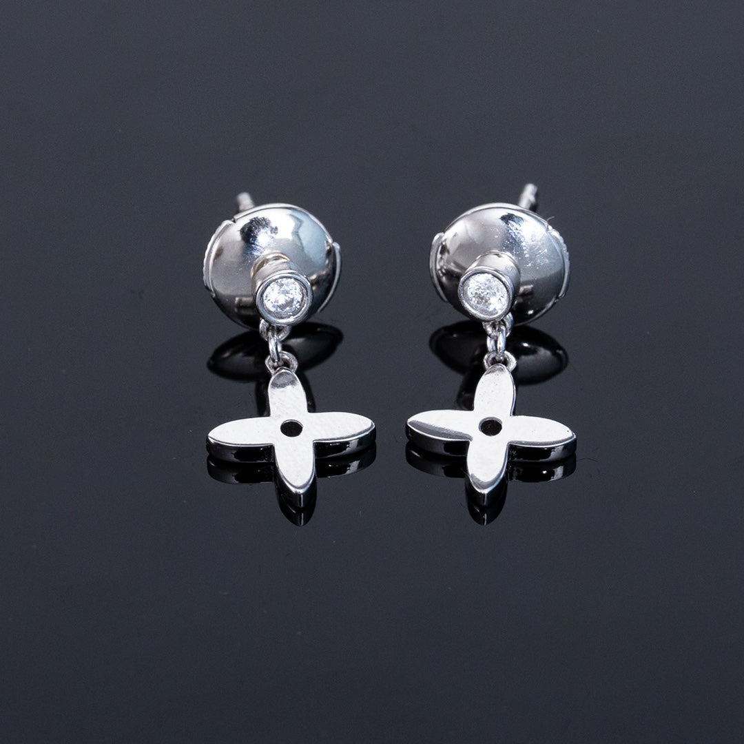 ¡®Twinkle jewelry¡¯VIDYLLE SILVER DIAMOND MINI DROP EARRINGS