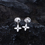¡®Twinkle jewelry¡¯VIDYLLE SILVER DIAMOND MINI DROP EARRINGS