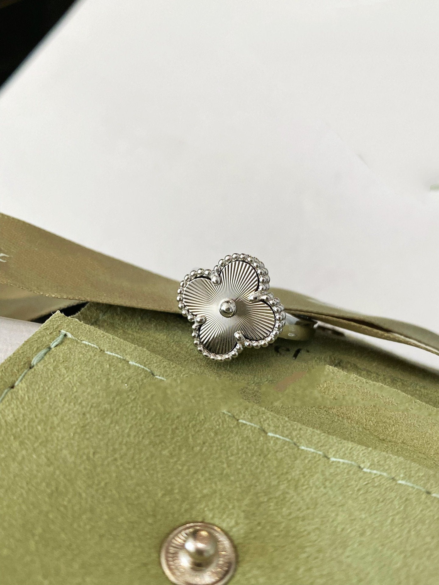 ¡®Twinkle jewelry¡¯CLOVER SILVER RING
