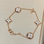 ¡®Twinkle jewelry¡¯STAR AND SUN 5 MOTIF MOP PINK GOLD BRACELET