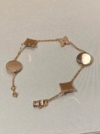 ¡®Twinkle jewelry¡¯STAR AND SUN 5 MOTIF MOP PINK GOLD BRACELET