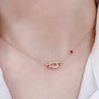 ¡®Twinkle jewelry¡¯FORCE 10 DIAMOND PINK GOLD NECKLACE