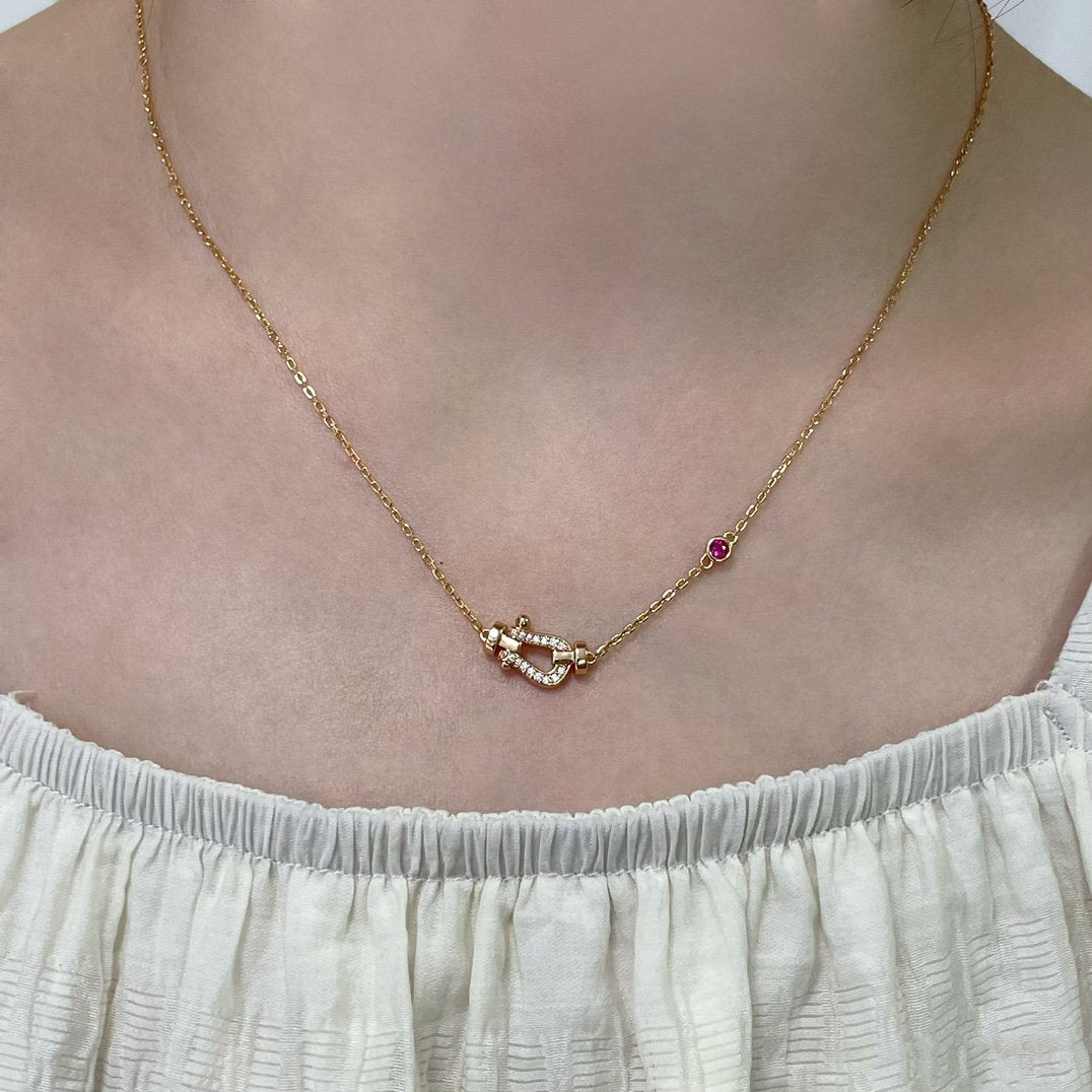 ¡®Twinkle jewelry¡¯FORCE 10 DIAMOND PINK GOLD NECKLACE