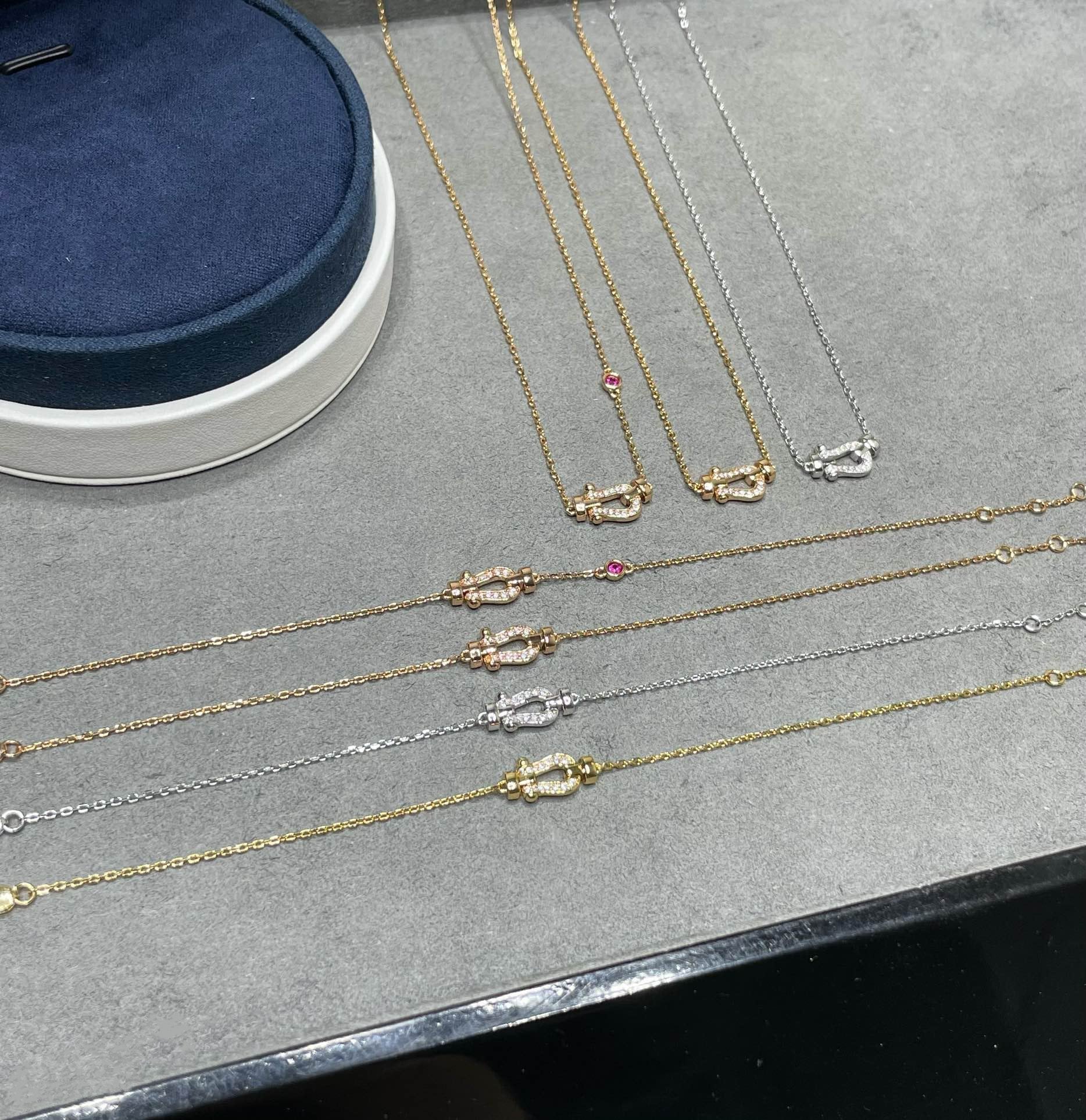 ¡®Twinkle jewelry¡¯FORCE 10 DIAMOND PINK GOLD NECKLACE