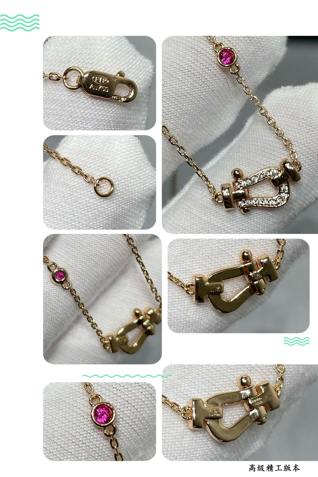 ¡®Twinkle jewelry¡¯FORCE 10 DIAMOND PINK GOLD NECKLACE