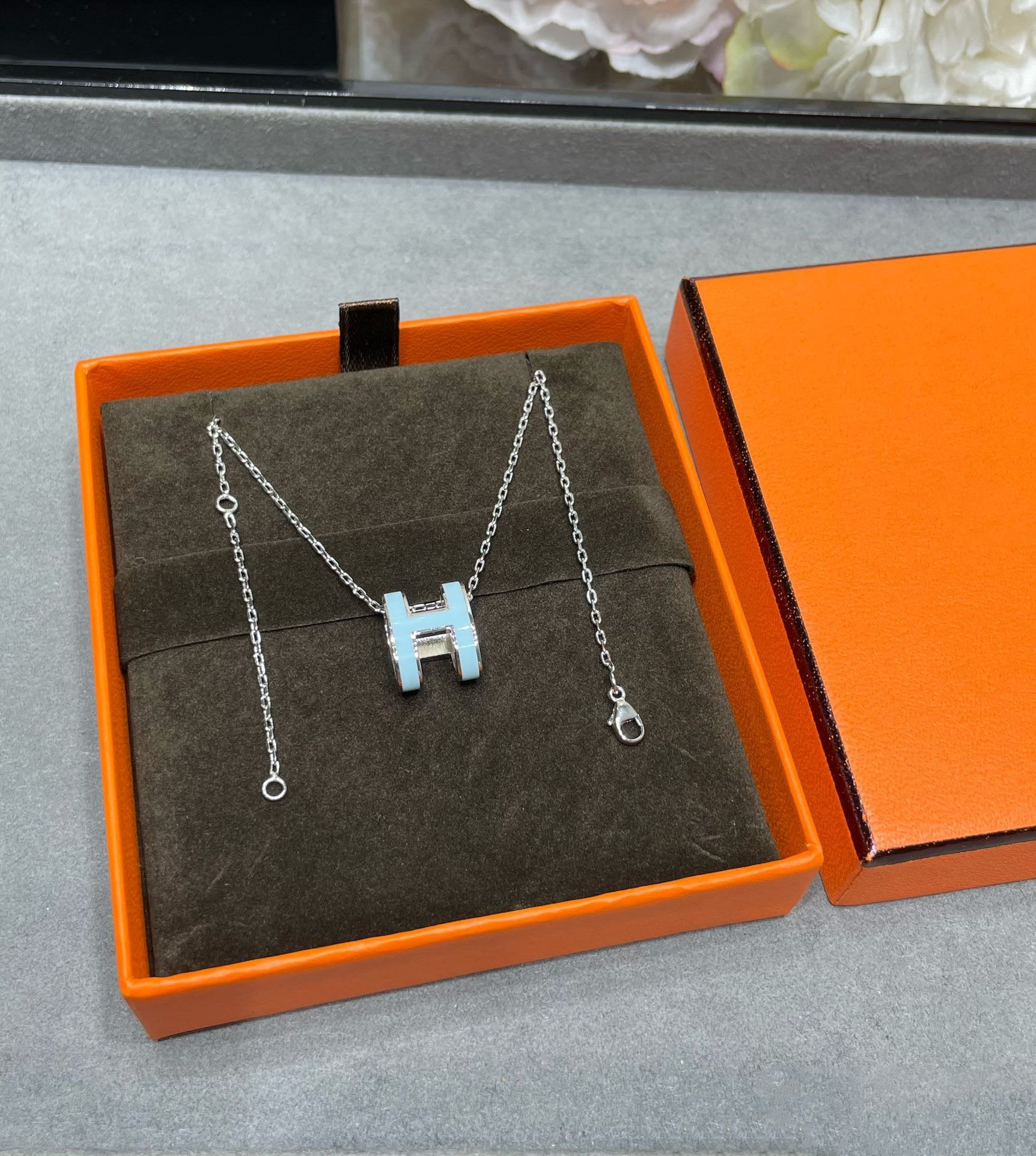 ¡®Twinkle jewelry¡¯POP H SKY BLUE NECKLACE