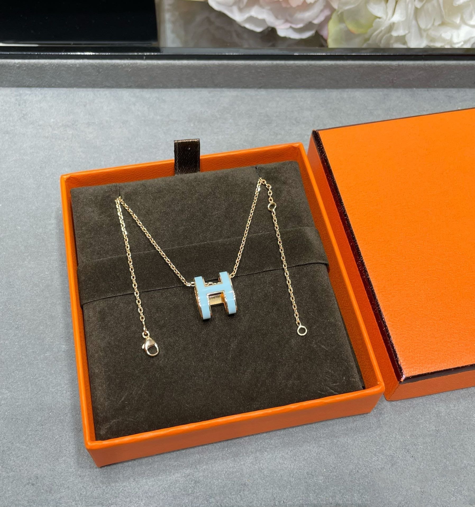 ¡®Twinkle jewelry¡¯POP H SKY BLUE NECKLACE
