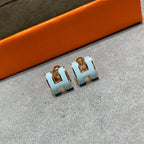 ¡®Twinkle jewelry¡¯POP H SKY BLUE STUD EARRINGS