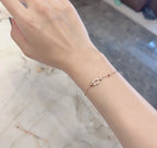 ¡®Twinkle jewelry¡¯FORCE 10 DIAMOND CHAIN LINK PINK GOLD BRACELET
