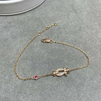¡®Twinkle jewelry¡¯FORCE 10 DIAMOND CHAIN LINK PINK GOLD BRACELET
