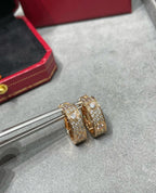 ¡®Twinkle jewelry¡¯LOVE 5.5MM DIAMOND PAVED EARRINGS