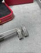 ¡®Twinkle jewelry¡¯LOVE 5.5MM DIAMOND PAVED EARRINGS