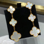 ¡®Twinkle jewelry¡¯CLOVER MOP 3 MOTIFS GOLD EARRINGS