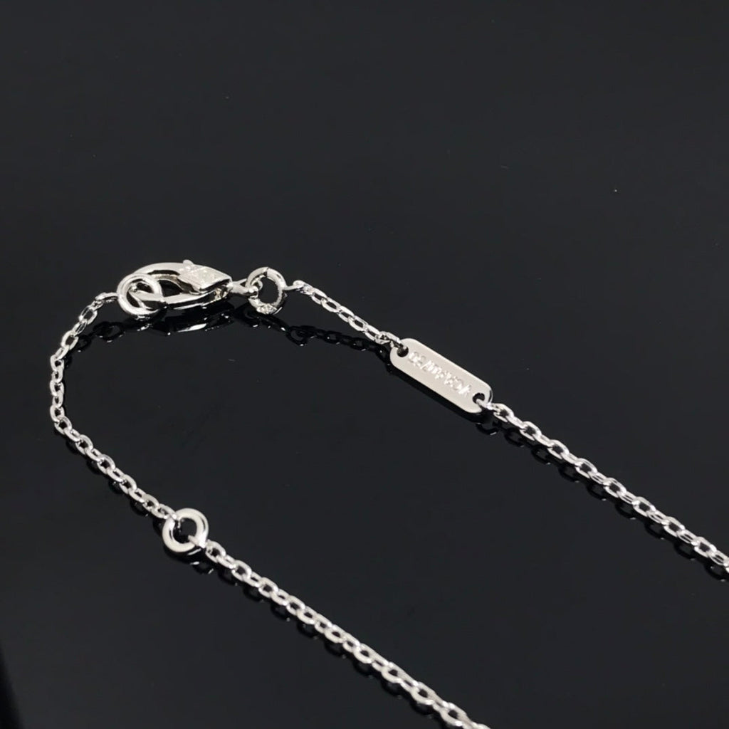¡®Twinkle jewelry¡¯CLOVER PIETERSITE SILVER LONG NECKLACE