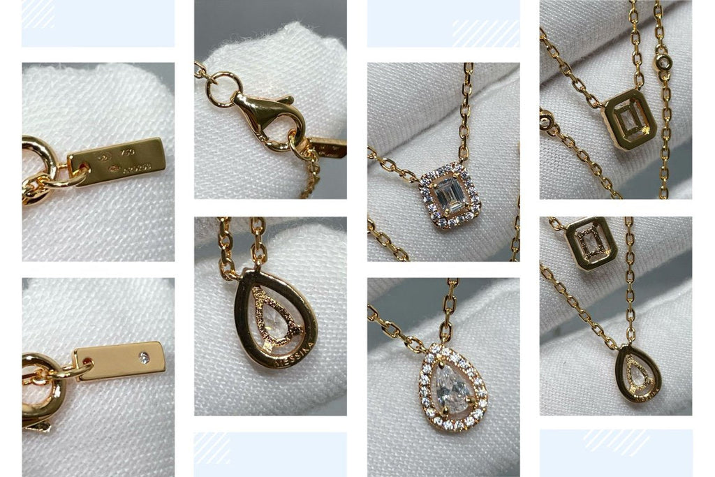 [Twinkle jewelrys]MY TWIN 2 ROW DIAMOND NECKLACE
