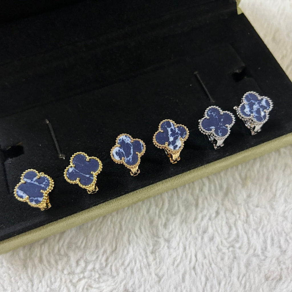 ¡®Twinkle jewelry¡¯CLOVER PIETERSITE MEDIUM STUD EARRINGS